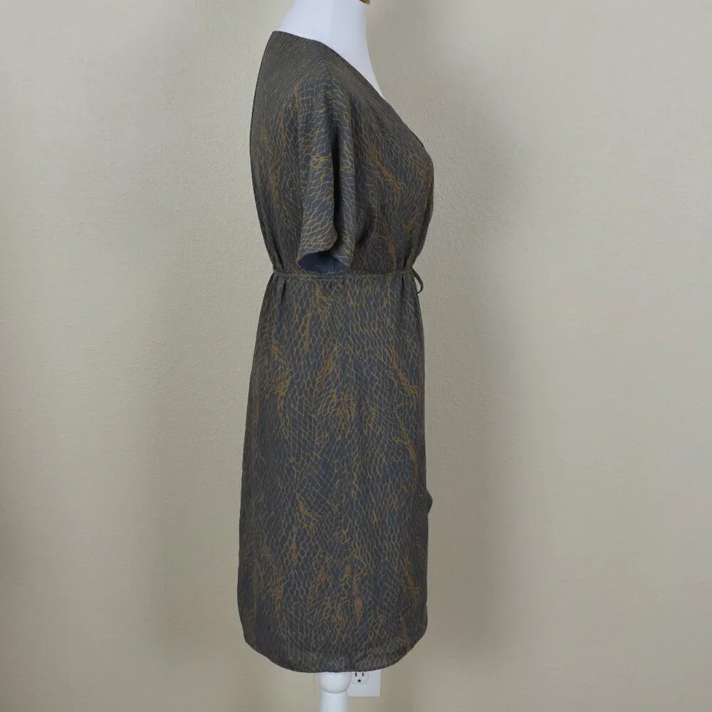 Babaton Wallace Printed Wrap Dress - S - Picture 7 of 10